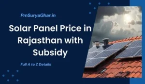 price of solar panel system in rajasthan